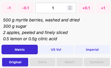 alternative ingredient original